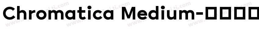 Chromatica Medium字体转换